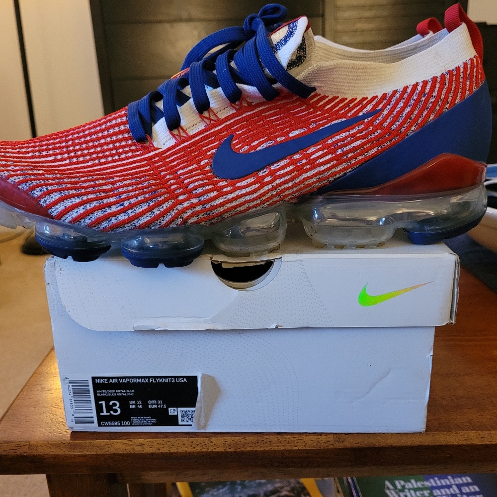 Nike USA Vapormax Flyknit 3 size 13